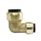Apollo 3/4 in. x 1/2 in. Brass Push-to-Connect 90-Degree Reducer Elbow FSBE3412 - alternate 3